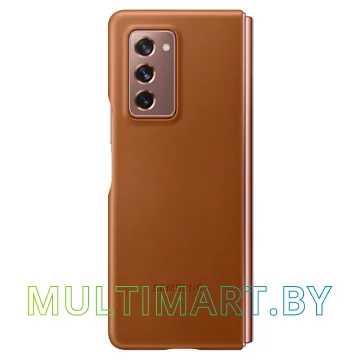 Чехол Samsung Leather Cover для Samsung Galaxy Z Fold2 (коричневый)